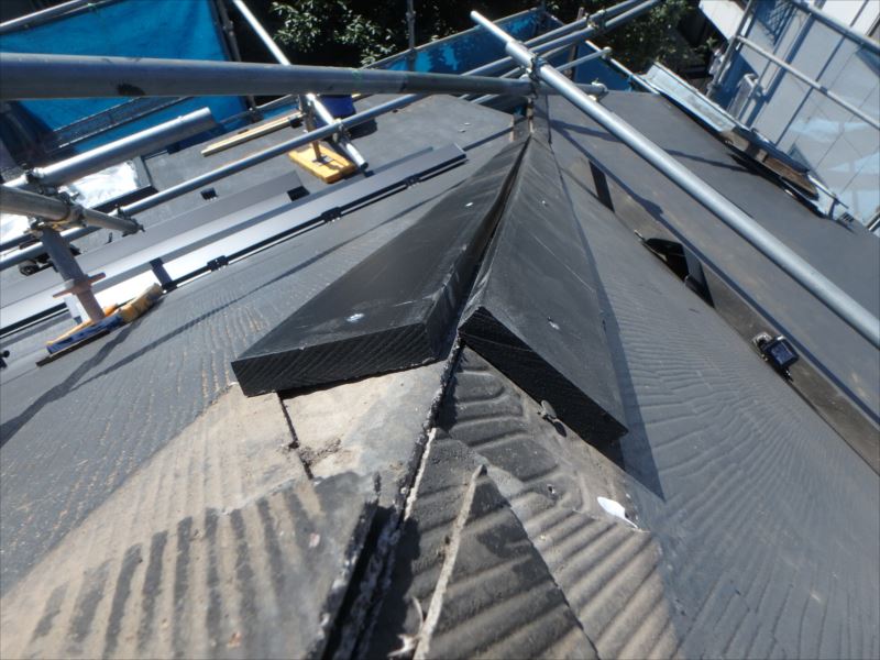 20170523外壁塗装A様邸屋根棟交換P5230299_s