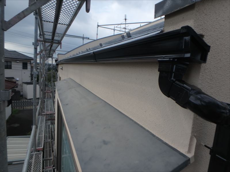 20170805外壁塗装N様邸雨樋塗装P8050044_s