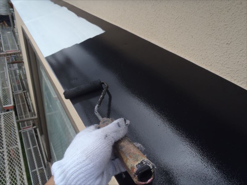 20170807外壁塗装N様邸鉄部2上塗りP8070193_s