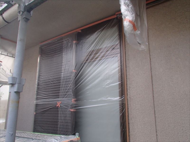 20170908外壁塗装T様邸養生P9080002_s