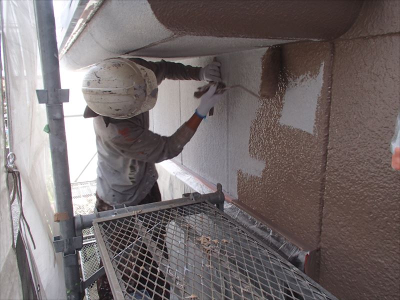 20170914外壁塗装T様邸外壁3中塗りP9140003_s