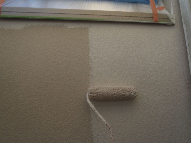 20170921外壁塗装K様邸外壁2中塗りP9210243_s