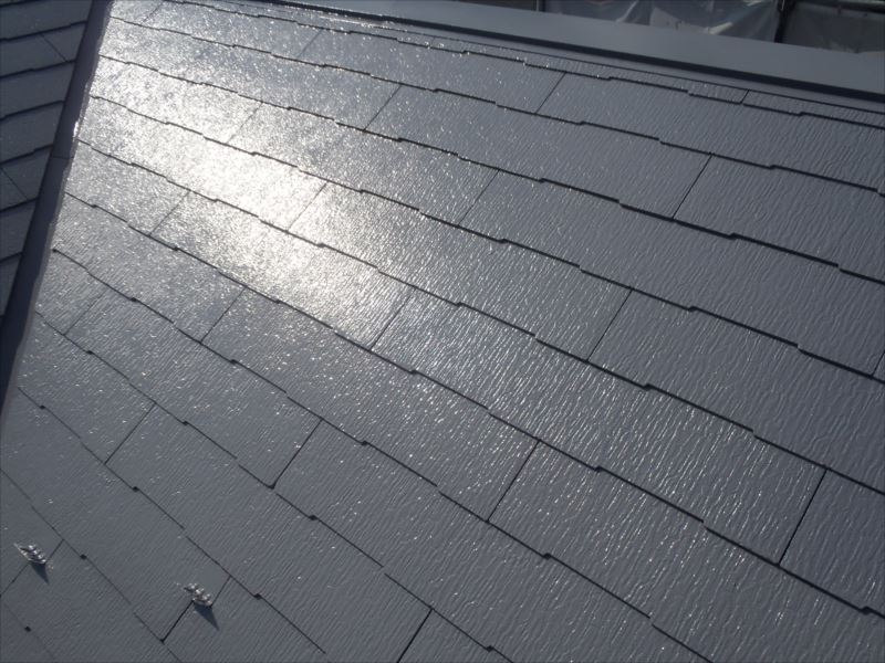 20170925外壁塗装K様邸屋根3上塗りP9250273_s