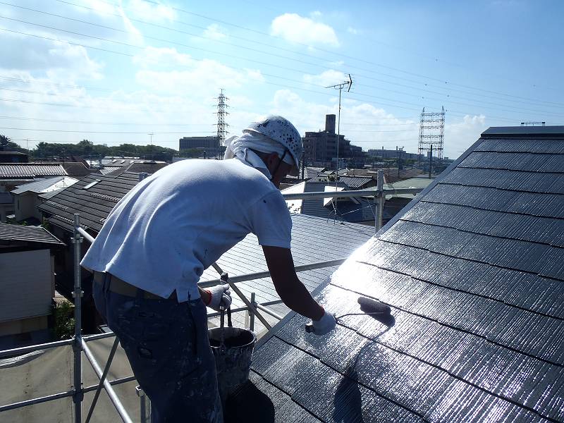 20120911外壁塗装M様邸屋根上塗りP9112720-s