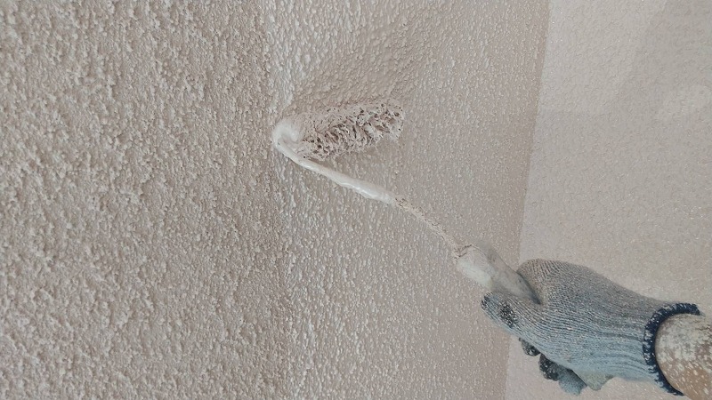 外壁塗装 世田谷区Y様邸 外壁上塗り中 2021072224440