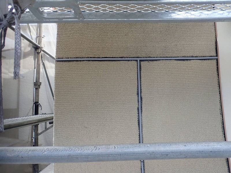 外壁塗装 世田谷区H様邸 外壁アクセント部 中塗り完了 2021083025325