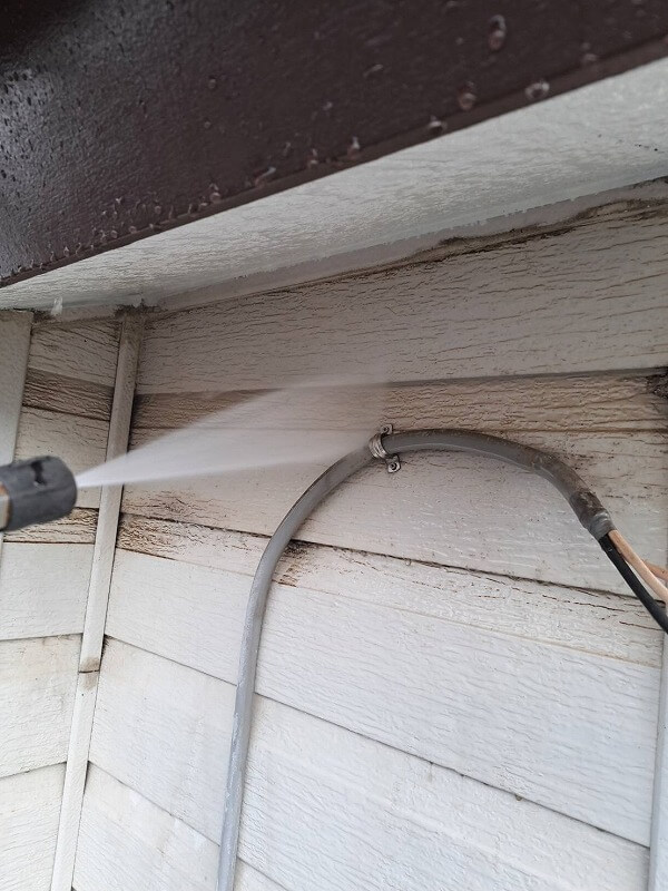 外壁塗装 杉並区H様邸 高圧洗浄中 202303305742