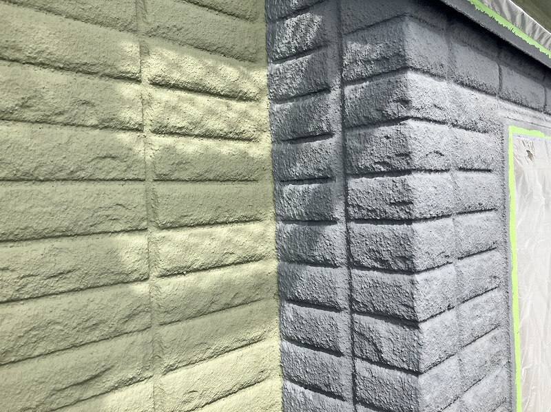 外壁塗装 西東京市Y様邸 外壁色分け 上塗り完了 20230316S__27582493