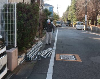 外壁塗装 足場職人