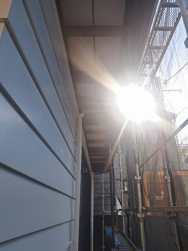 外壁塗装 世田谷区B様邸 雨樋塗装完了2024031414839_0