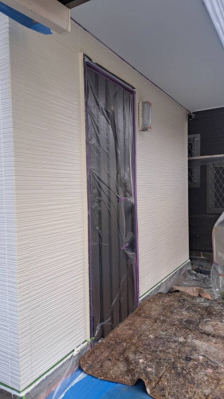 外壁塗装 立川市I様邸 外壁中塗り中 2024040615508_0