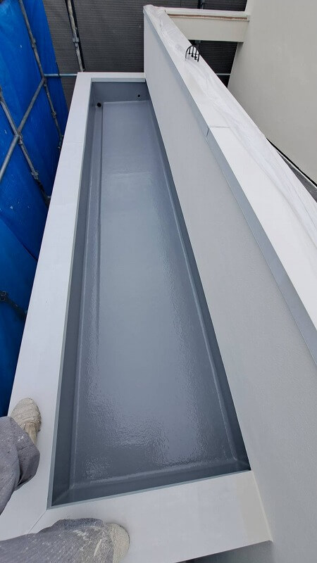 外壁塗装 世田谷区M様邸 バルコニー屋根1回目塗装完了 2024061316948_0