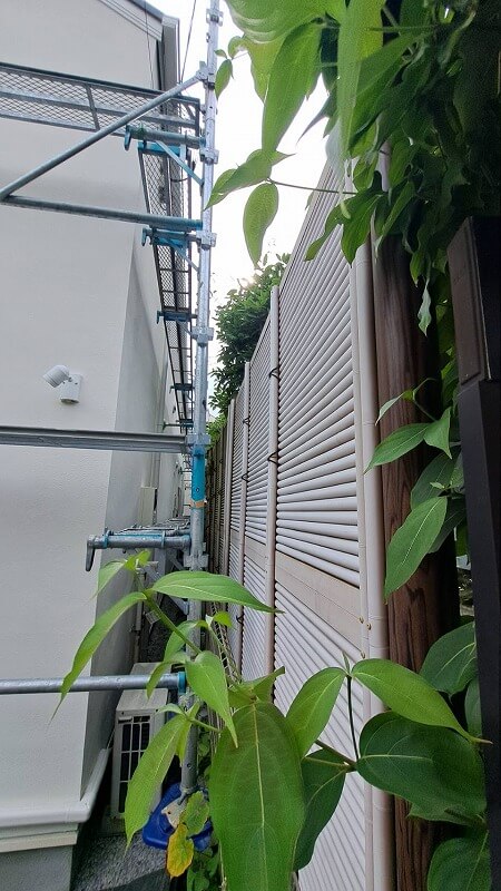 外壁塗装 世田谷区M様邸 メッシュシートバラシ完了 2024061516983_0