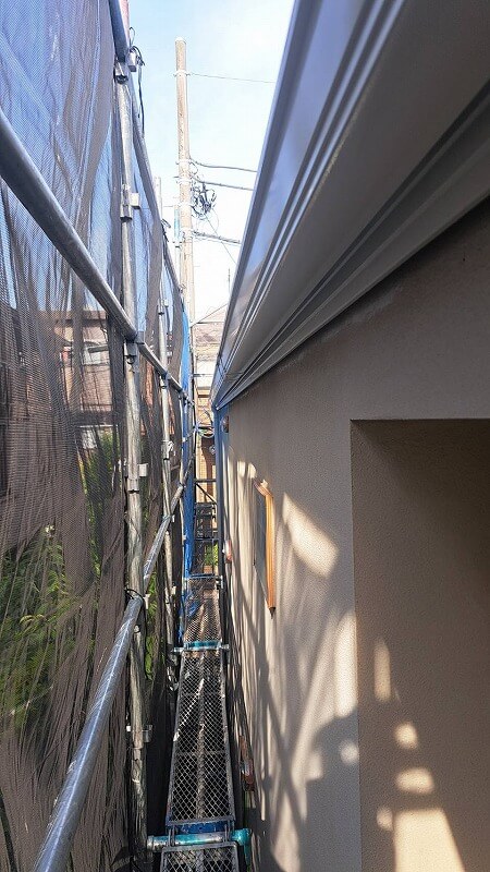 外壁塗装 世田谷区M様邸 軒樋 雨樋塗装完了 2024060816863_0