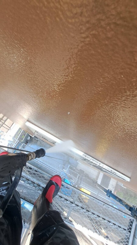 外壁塗装 世田谷区U様邸 外壁洗浄中 2024070417491_0