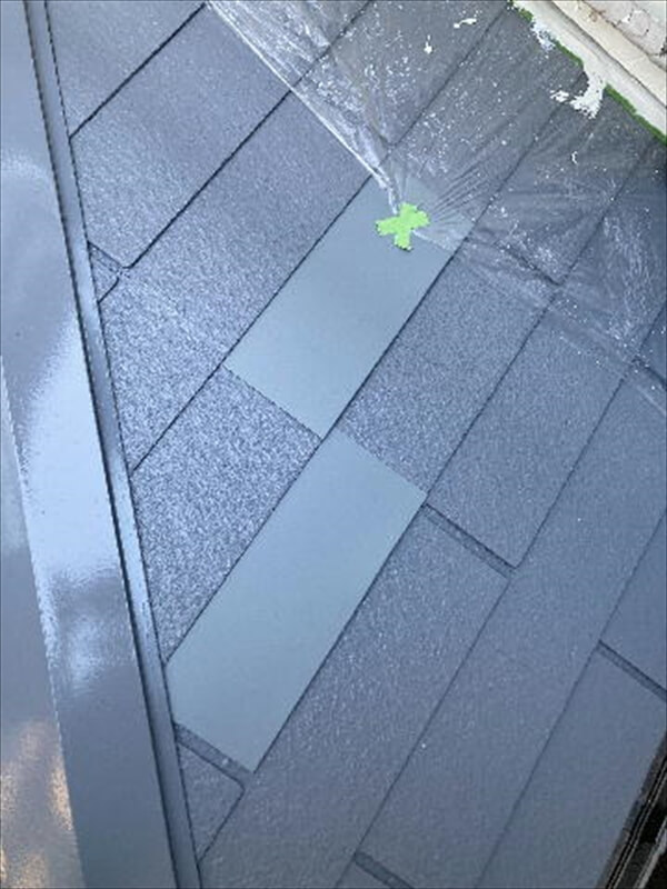 割れた部分全体を覆って完成です。