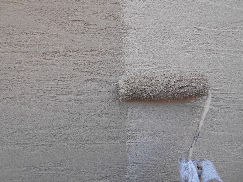 外壁塗装 世田谷区S様邸 外壁上塗り中20250201S__39550984_0