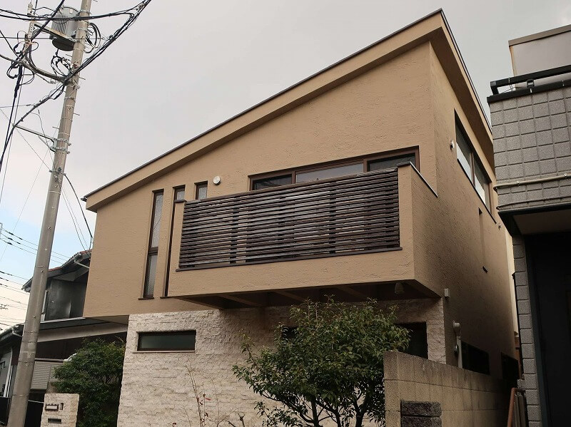 外壁塗装 世田谷区S様邸 施工後外壁全景20250217IMG_8849